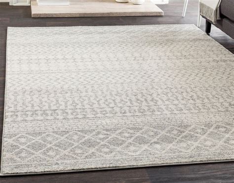 kreutzer distressed global inspired cream gray area rug